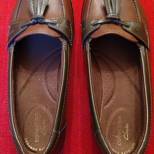 Clarks ultimate comfort loader - brown leather